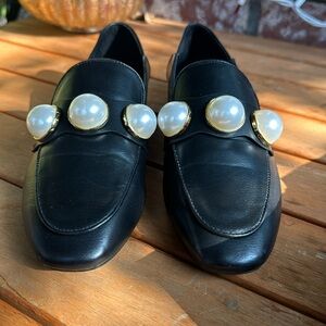 Zara Pearl Loafers